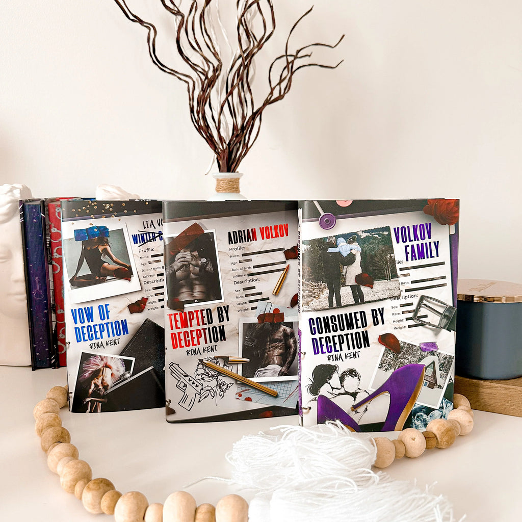 Deception Trilogy by Rina Kent (Baddies Exclusive Edition, Signed)