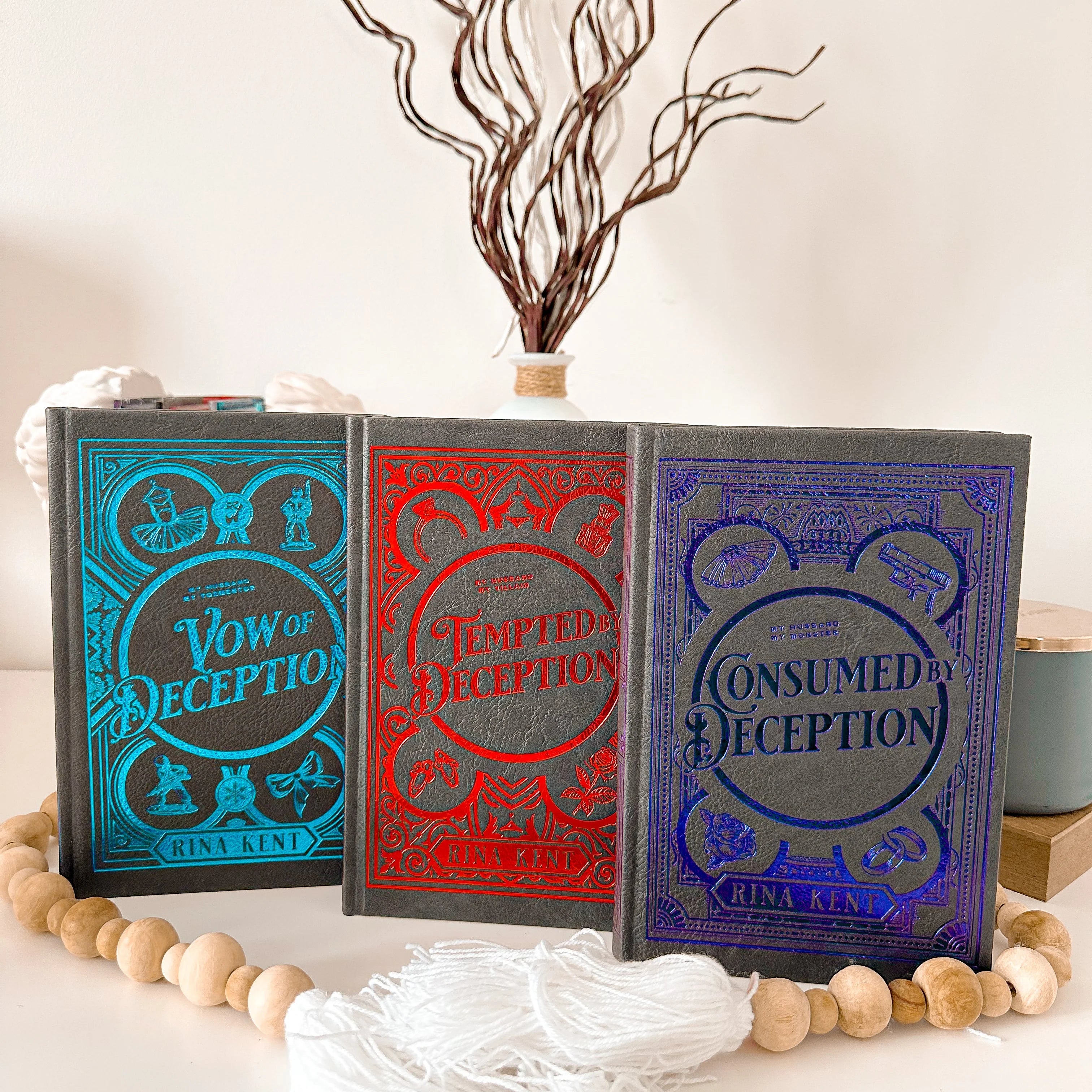 Deception Trilogy by Rina Kent (Baddies Exclusive Edition, Signed)